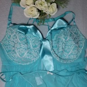 Tie babydoll set